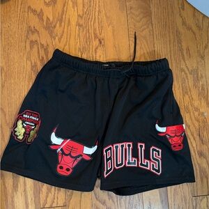 Nike Black and Red Men's Shorts